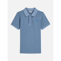 Scotch Shrunk Captain Blue Embroidery Pique Polo