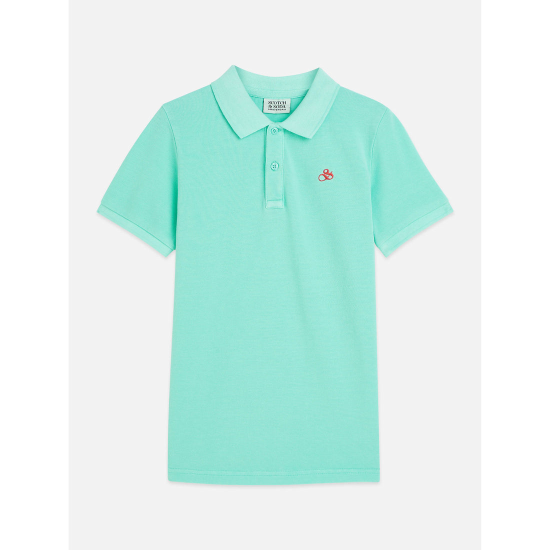 Scotch Shrunk Opal Embroidery Pique Polo