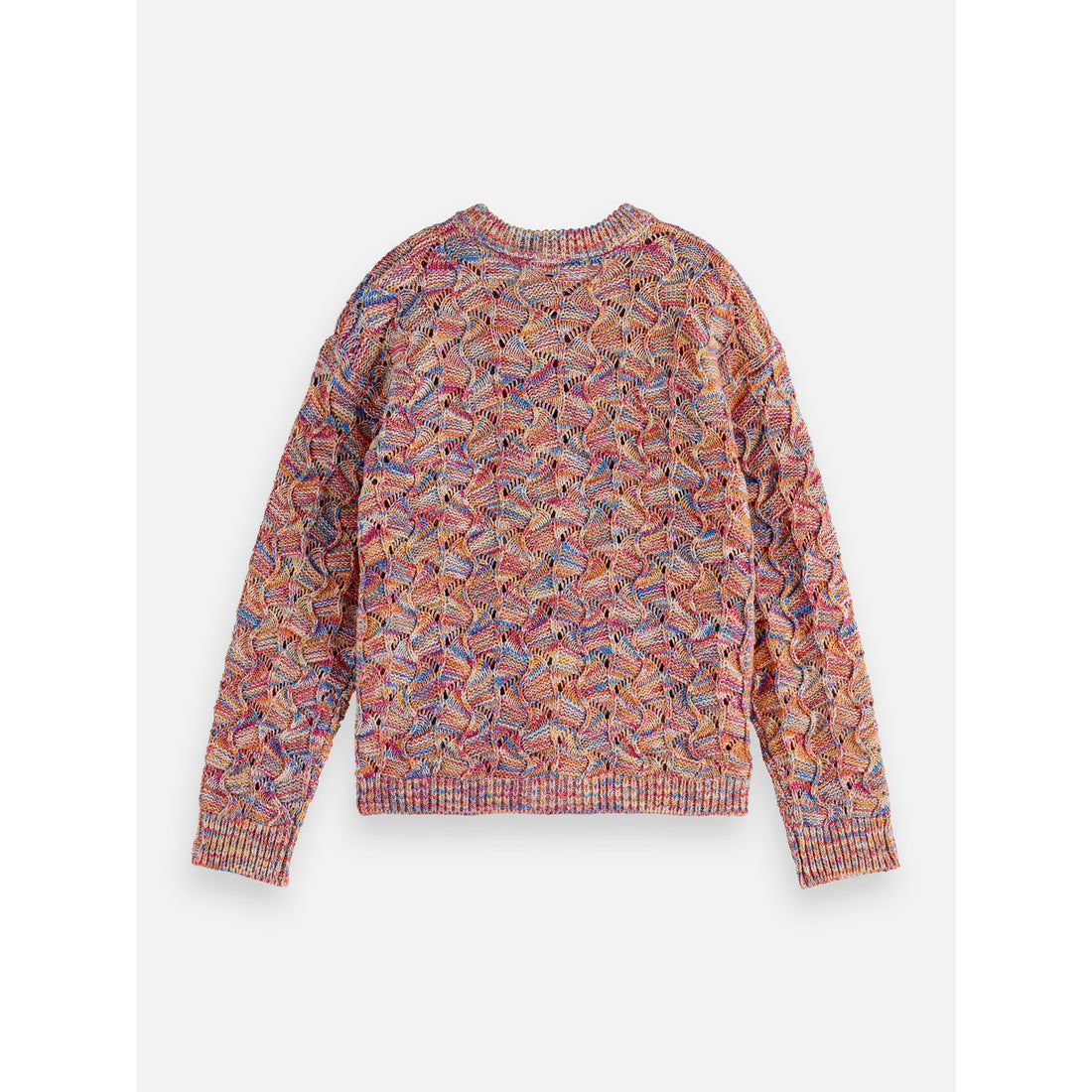 Scotch Shrunk Multicolor Oversized Cardigan