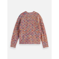 Scotch Shrunk Multicolor Oversized Cardigan