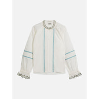 Scotch Shrunk Eggnog Embroidered Cuff Shirt