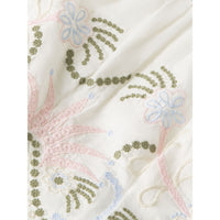 Scotch Shrunk Eggnog Embroidered Hem Skirt