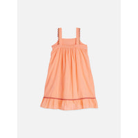 Scotch Shrunk Papaya Punch Embroidered Stripe Dress