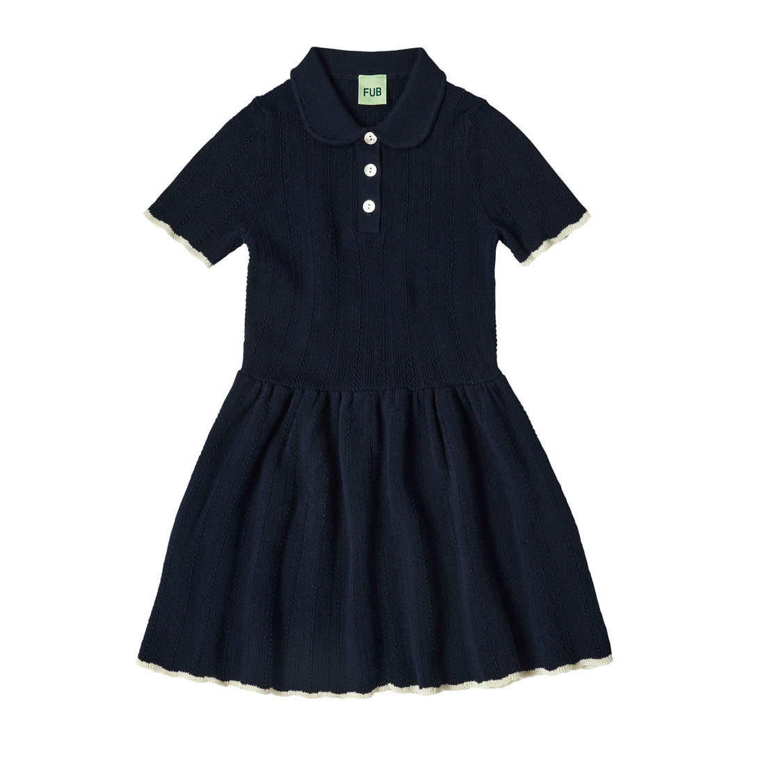 FUB Dark Navy Knit Dress