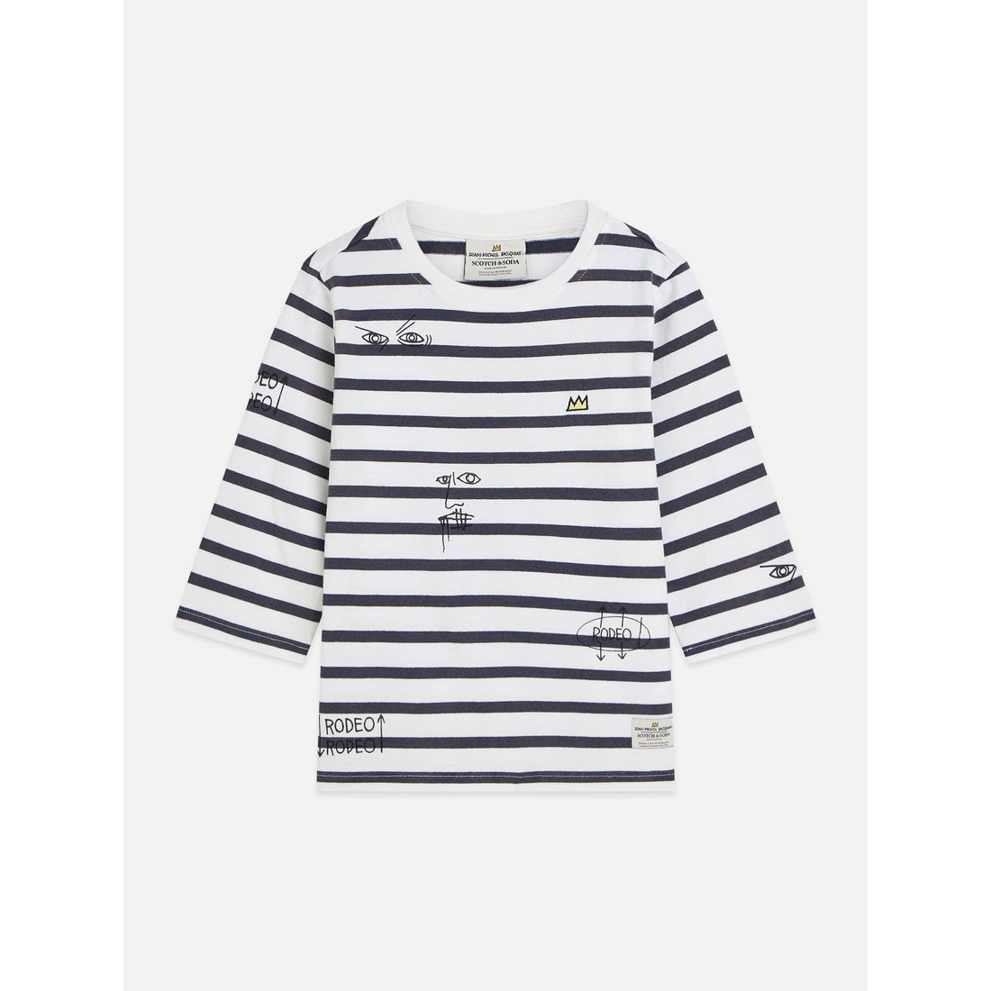 Scotch Shrunk Blue/White Stripe T-Shirt