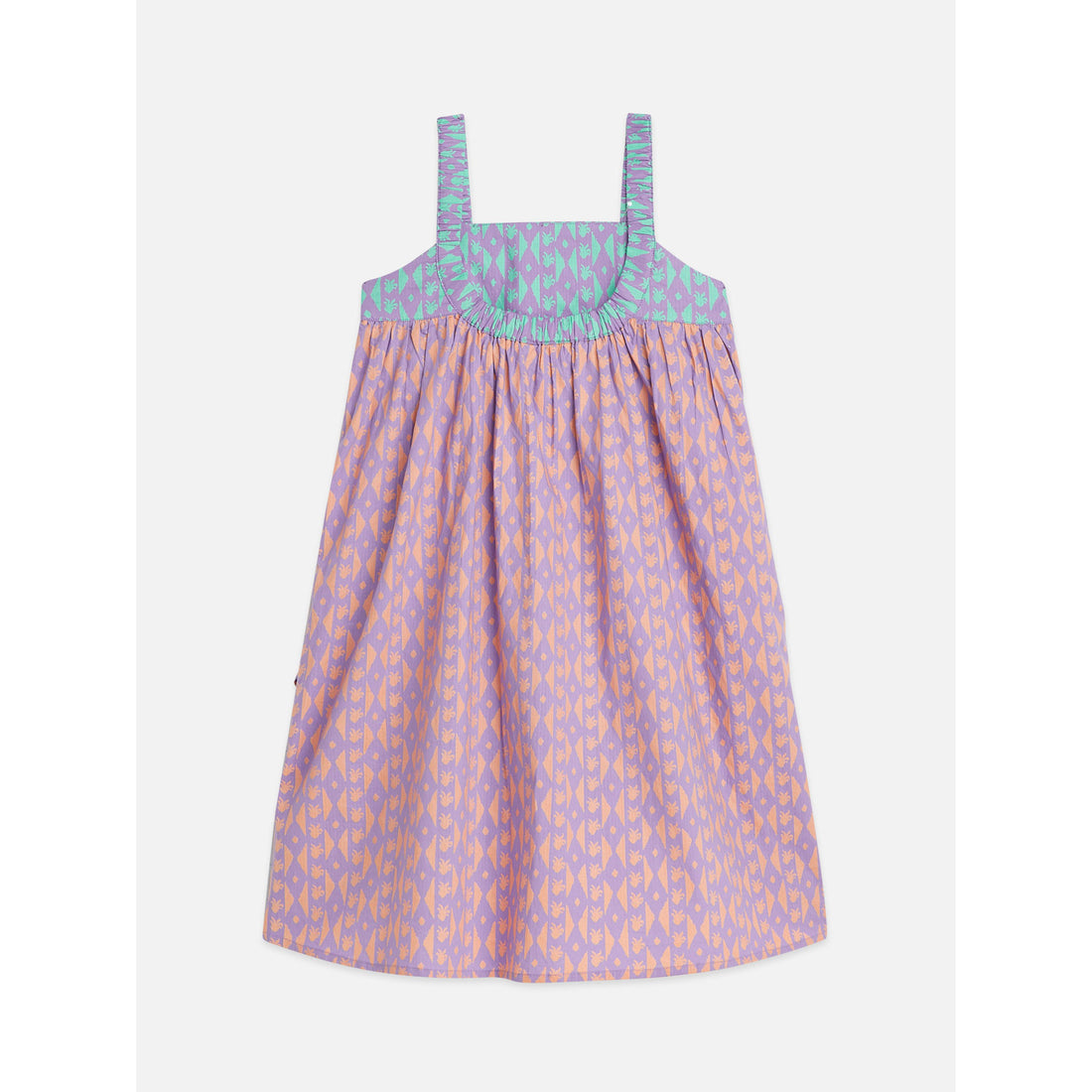 Scotch Shrunk Cactus Stripe Papaya Punch Dress