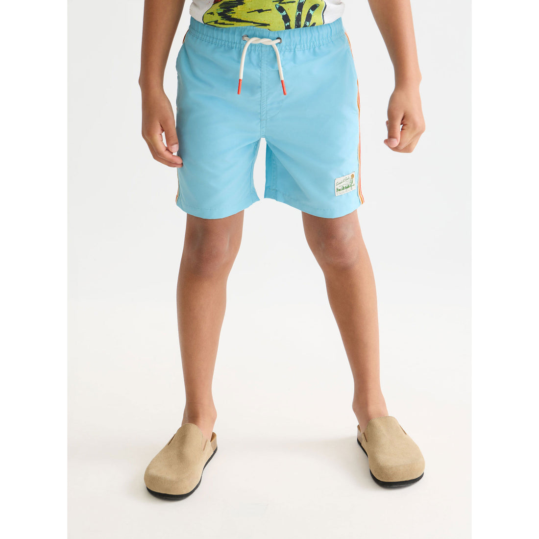 Scotch Shrunk Suns Milky Blue Swim Shorts