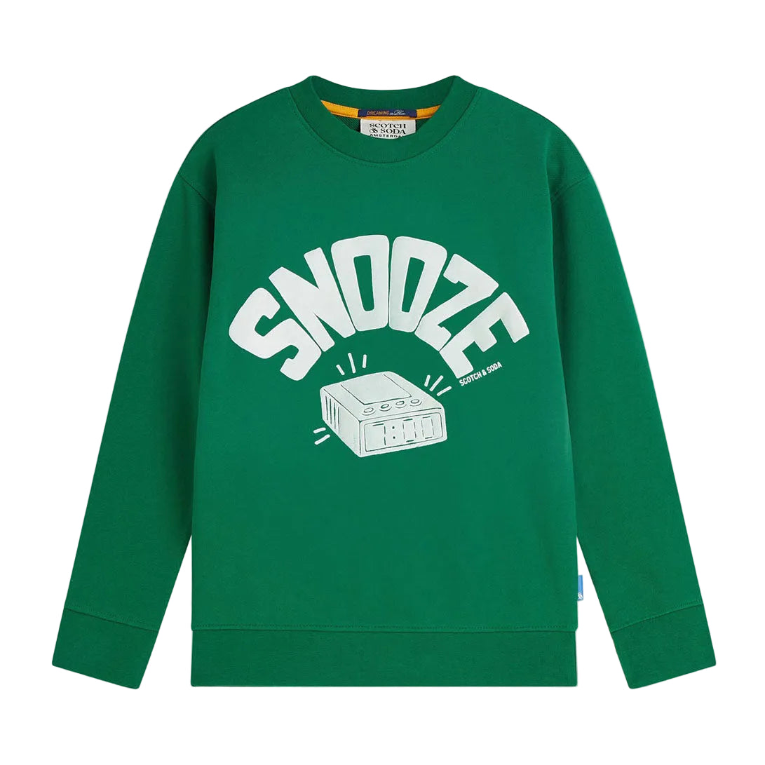 Scotch Shrunk  Green Artwork Sweatshirt