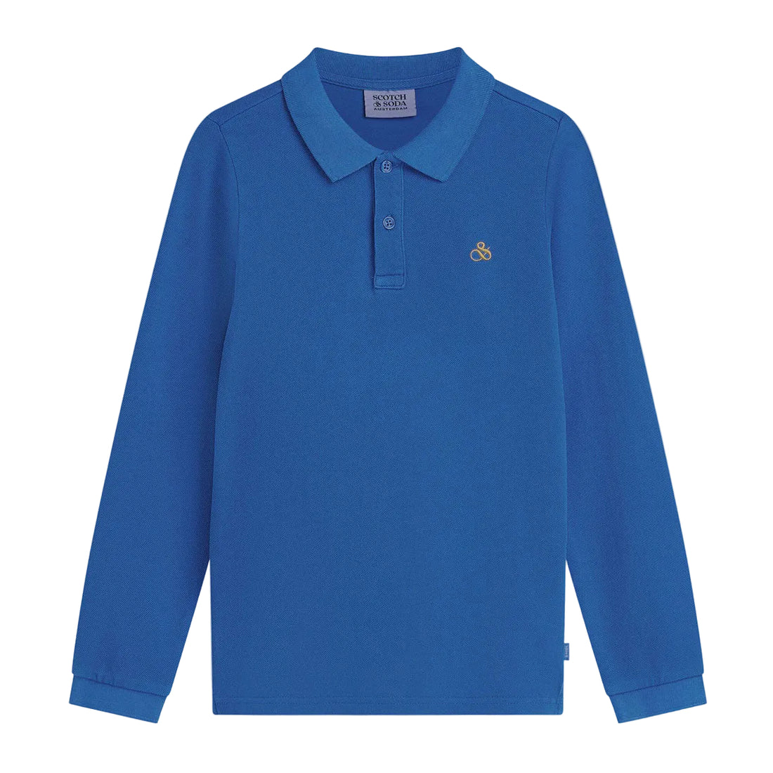 Scotch Shrunk  Strong Blue Garment Dyed Polo