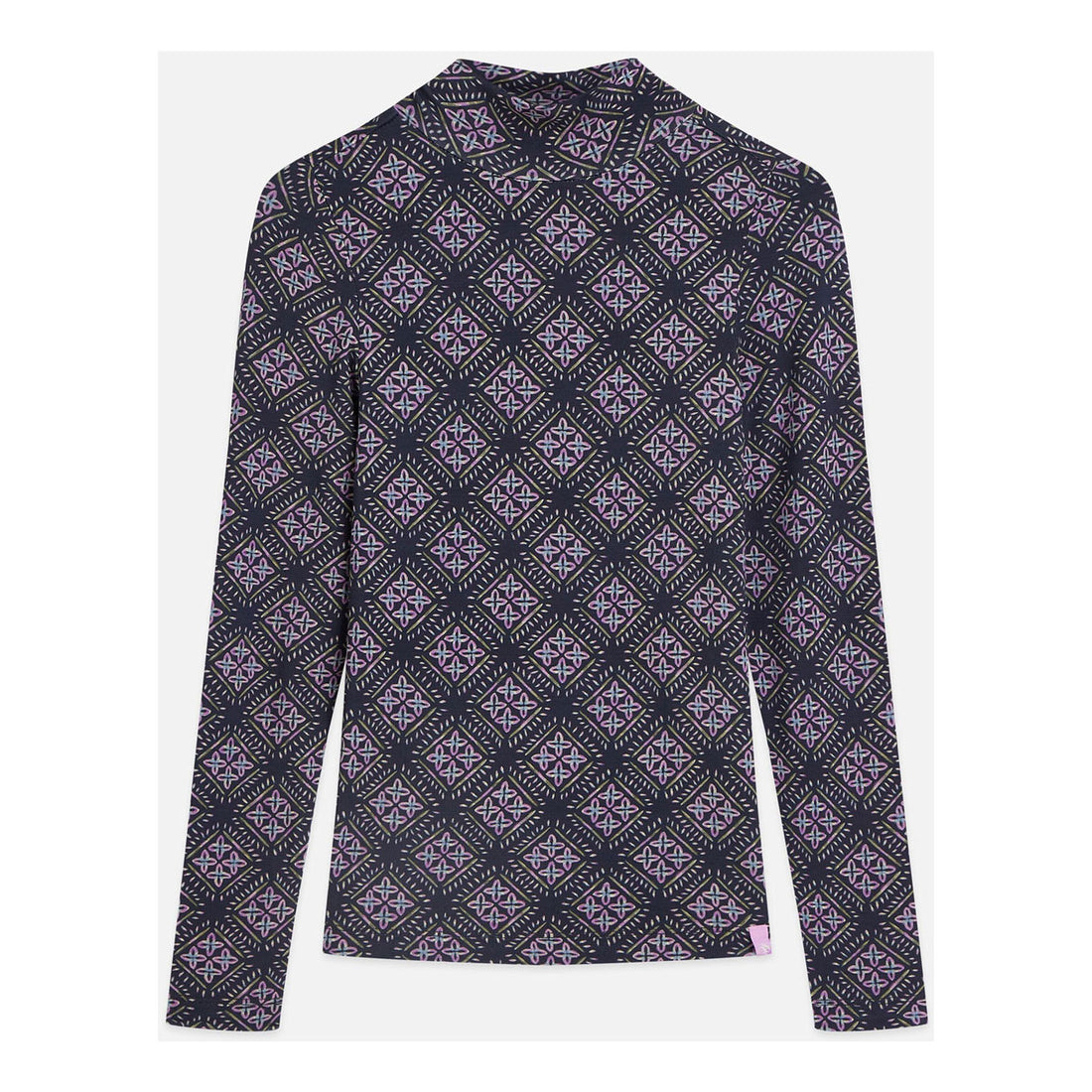 Scotch Shrunk  Violet Soft Geo Printed Tee