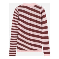 Scotch Shrunk  Orchid Pink / New Maroon Stripe Polo
