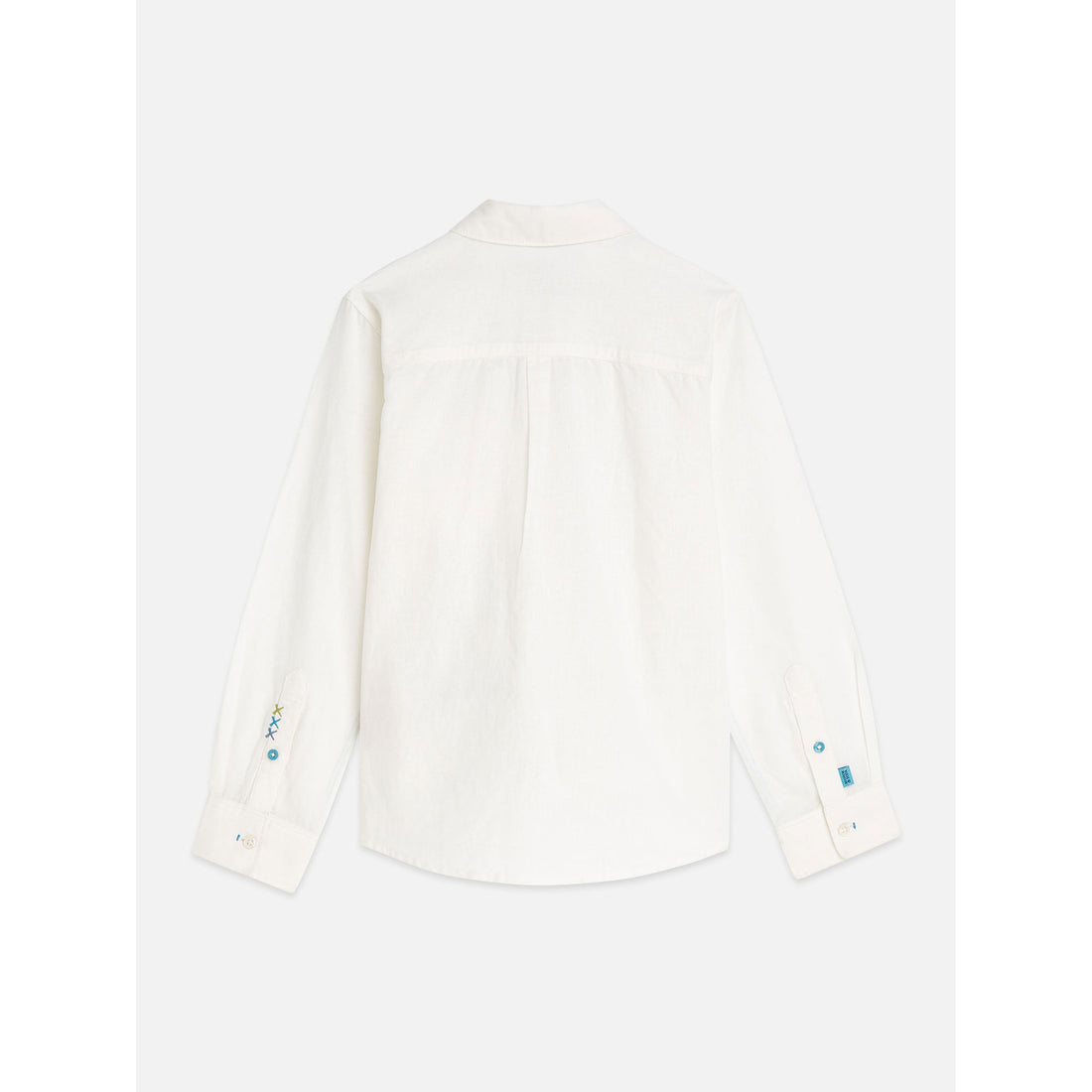Scotch Shrunk Bright White Linen Shirt