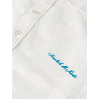 Scotch Shrunk Bright White Linen Shirt