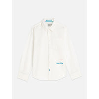 Scotch Shrunk Bright White Linen Shirt