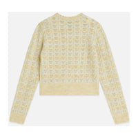 Scotch Shrunk  Pastel Yellow Multi Stripe Cardigan