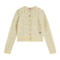 Scotch Shrunk  Pastel Yellow Multi Stripe Cardigan
