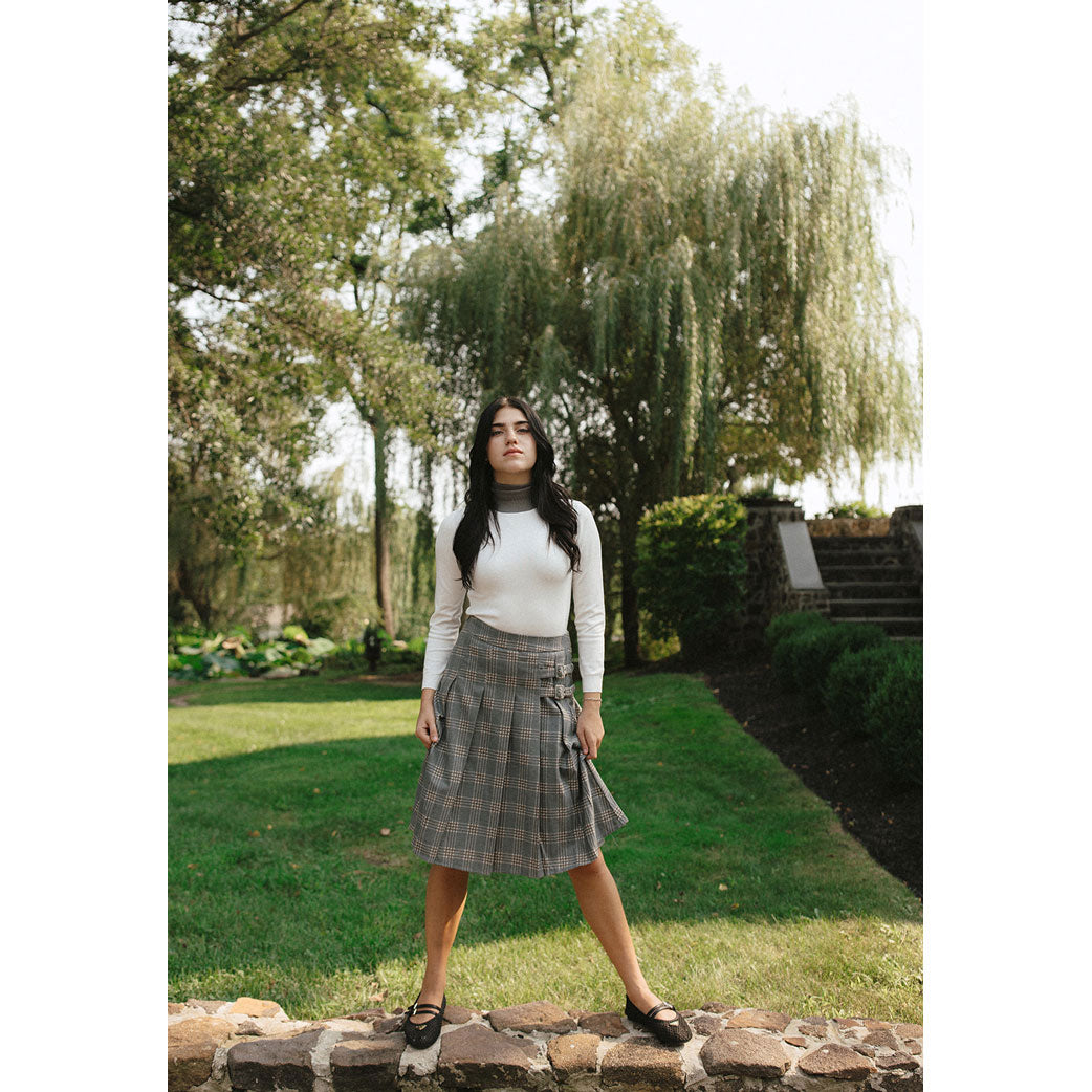 Darlin Cream Knit Turtleneck