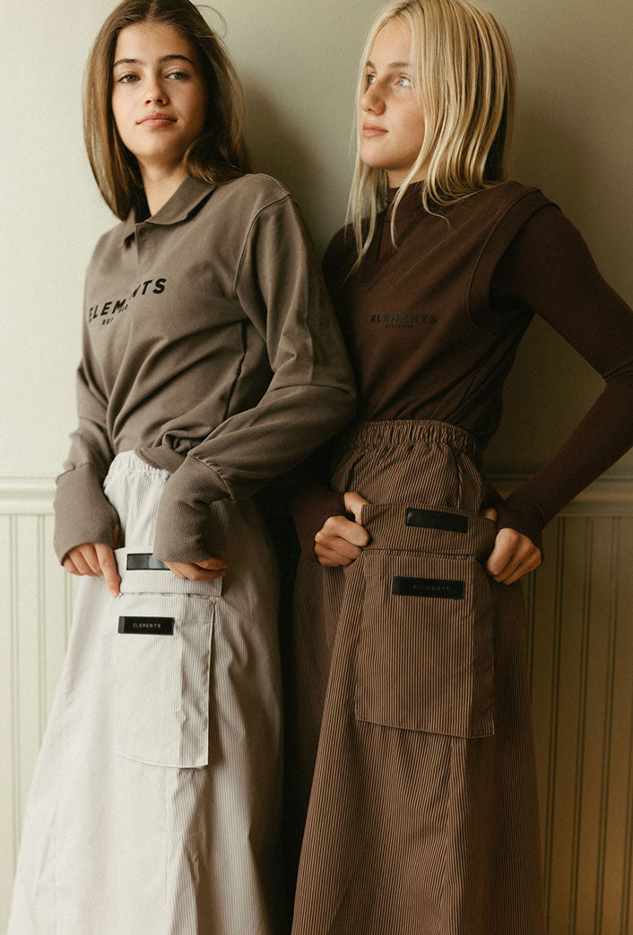 ELEMENTS Earth Cord Cargo Maxi Skirt