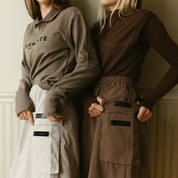 ELEMENTS Earth Cord Cargo Maxi Skirt