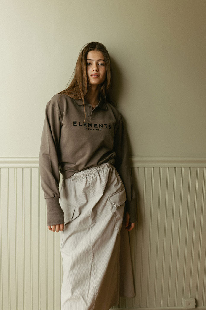 ELEMENTS Earth Cord Cargo Maxi Skirt