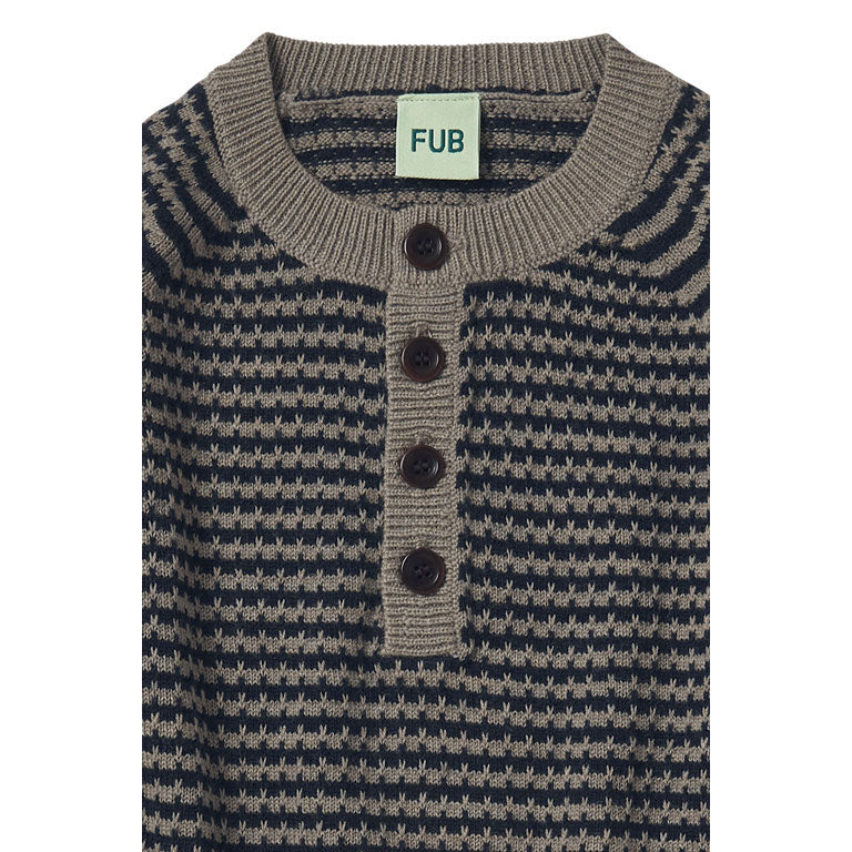 FUB Hazel Melange/Dark Navy Sweater