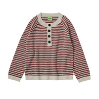 FUB Ecru/Clay Sweater