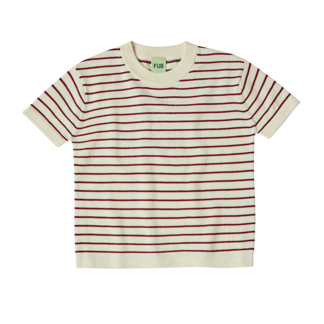 FUB Ecru Summer Striped Top
