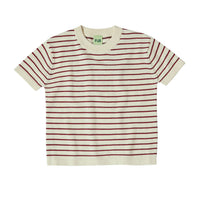 FUB Ecru Summer Striped Top