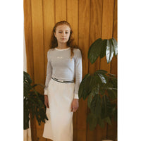 ELEMENTS White Elastic Skirt