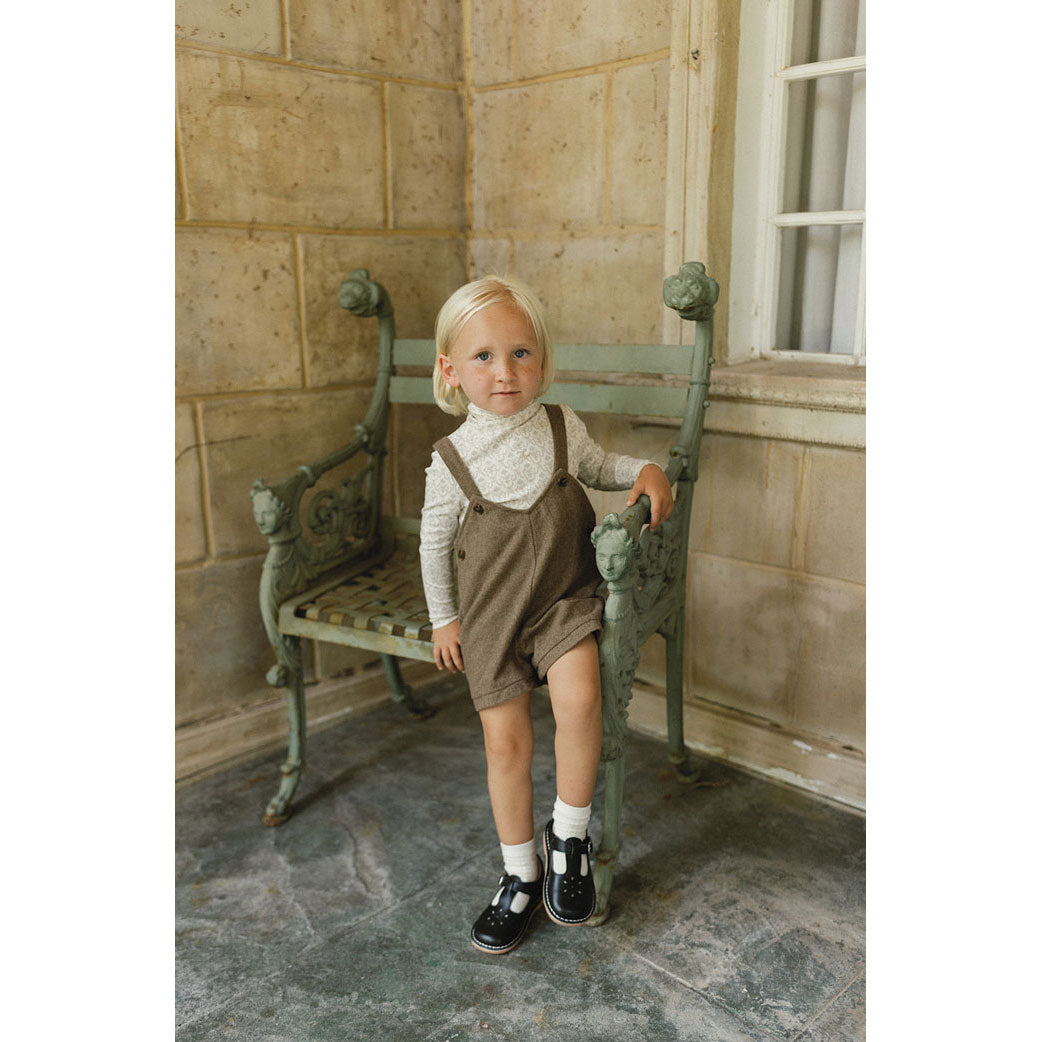 L by Ladida Taupe Wool Overalls