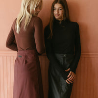 ELEMENTS Jet Black Turtleneck
