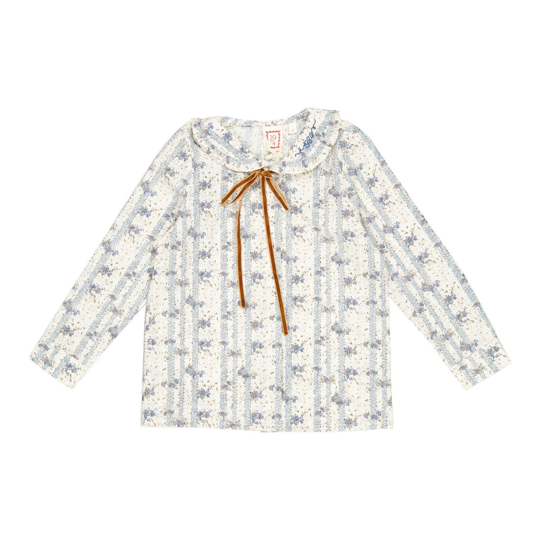 1984 Dusty Floral Blouse