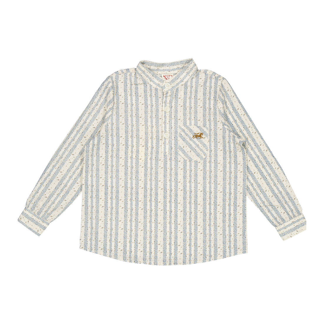 1984 Wide Striped Tunic Shirt