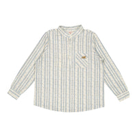 1984 Wide Striped Tunic Shirt