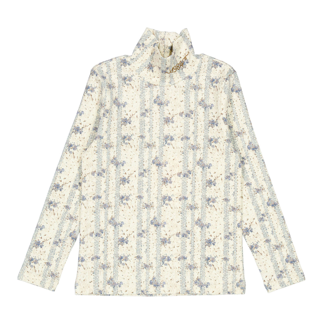 1984 Dusty Floral Turtleneck