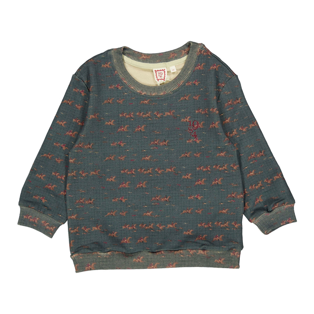 1984 Horse Plaid Sweatshirt