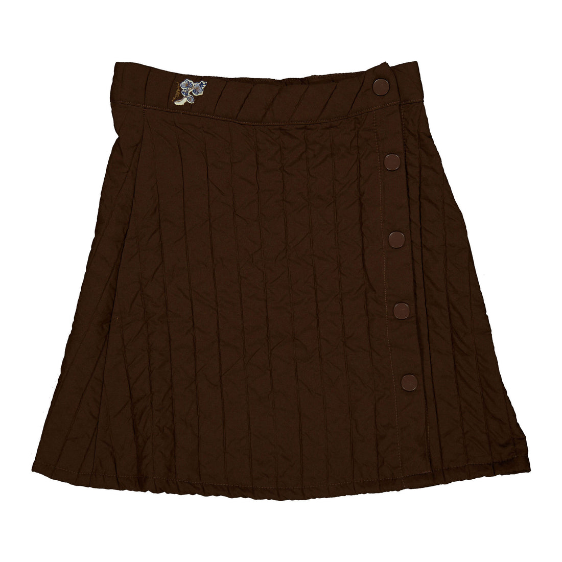 1984 Brown Quilted Skirt