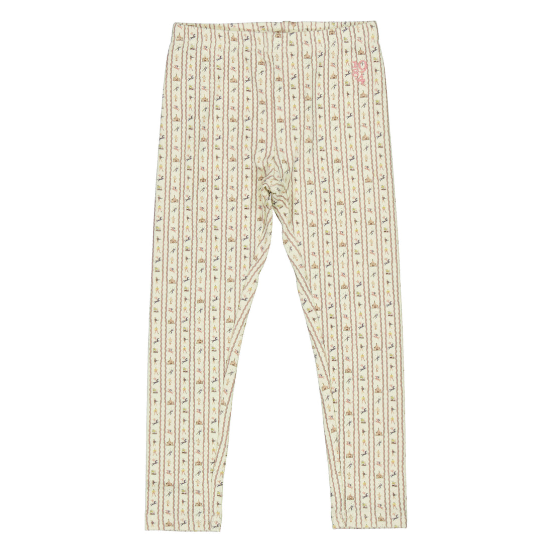 1984 Pink Circus Print Leggings