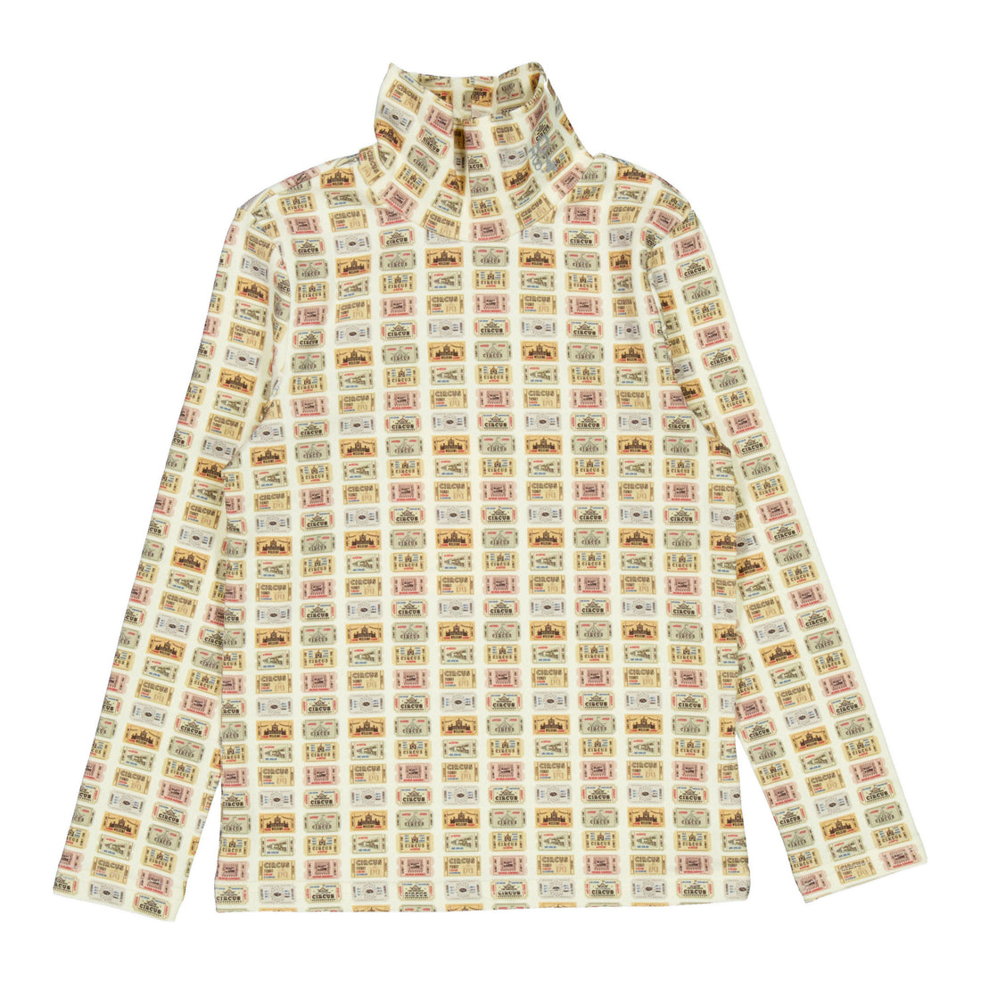 1984 Ticket Print Turtleneck