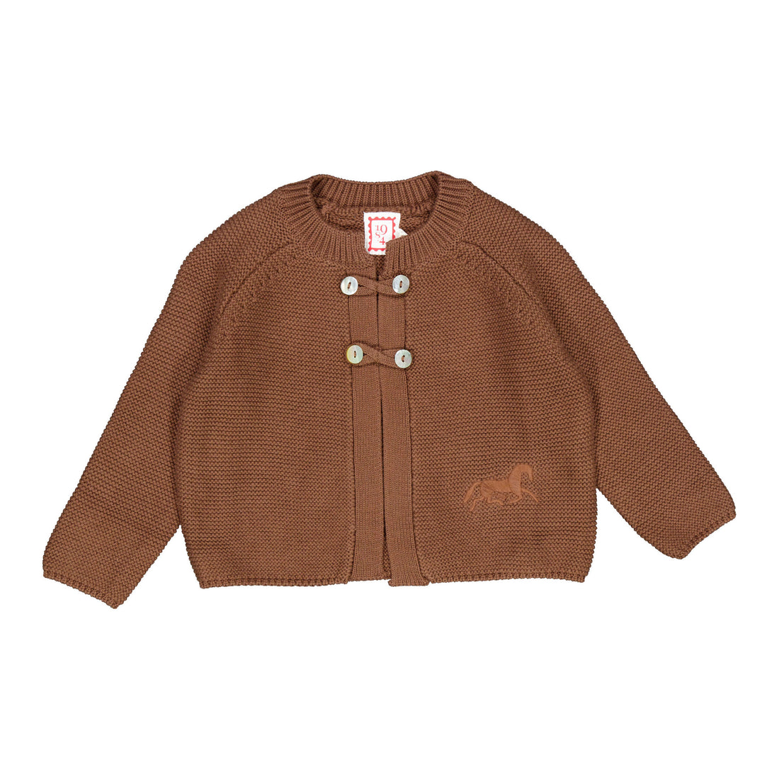 1984 Brown Knit Cardigan