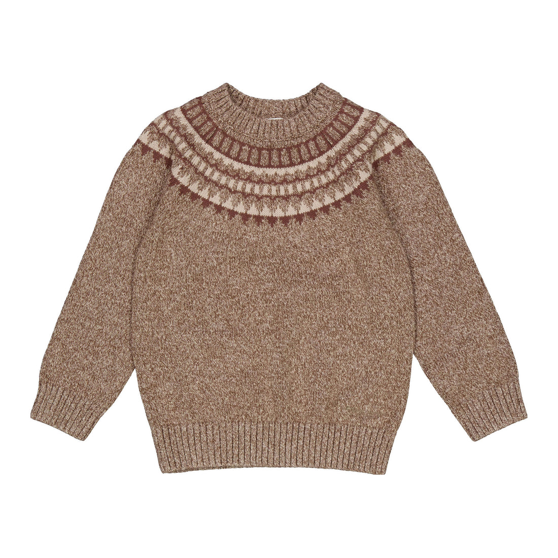 1984 Brown Fairisle Sweater