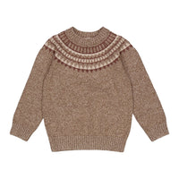 1984 Brown Fairisle Sweater