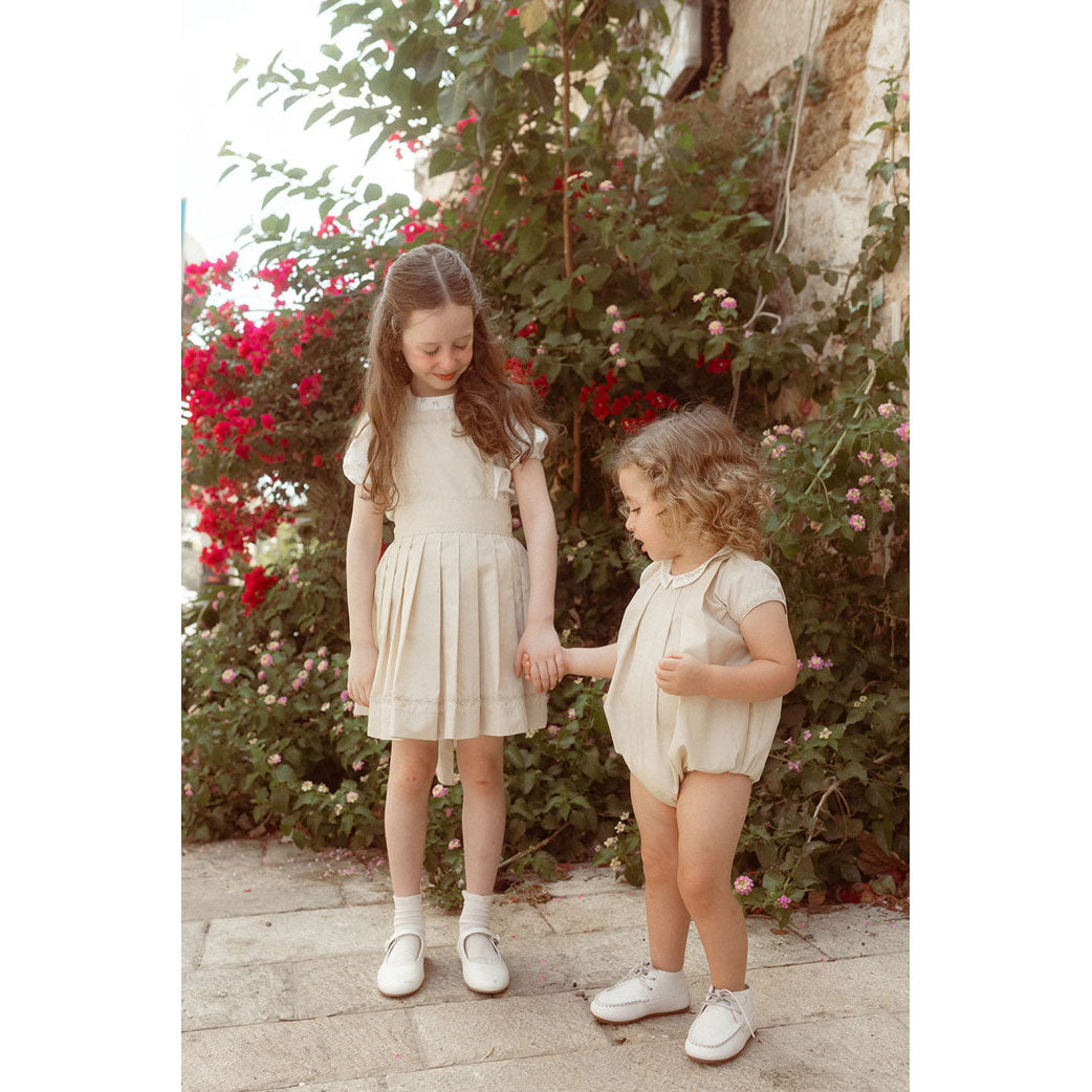 Belati Sand Striped Romper