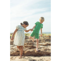 L by Ladida Floral Smocked Puff Sleeve Dress