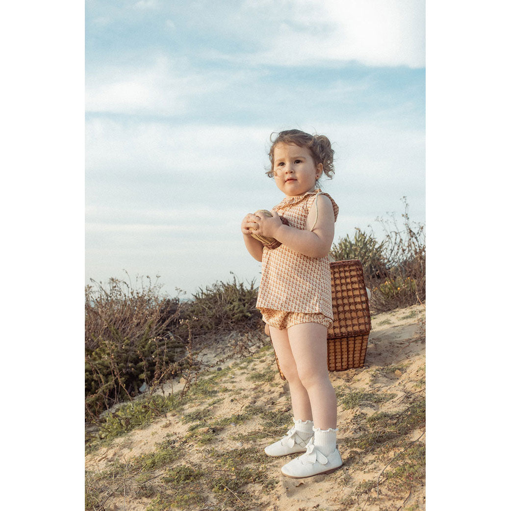 L by Ladida Peach Logo Printed Bloomers