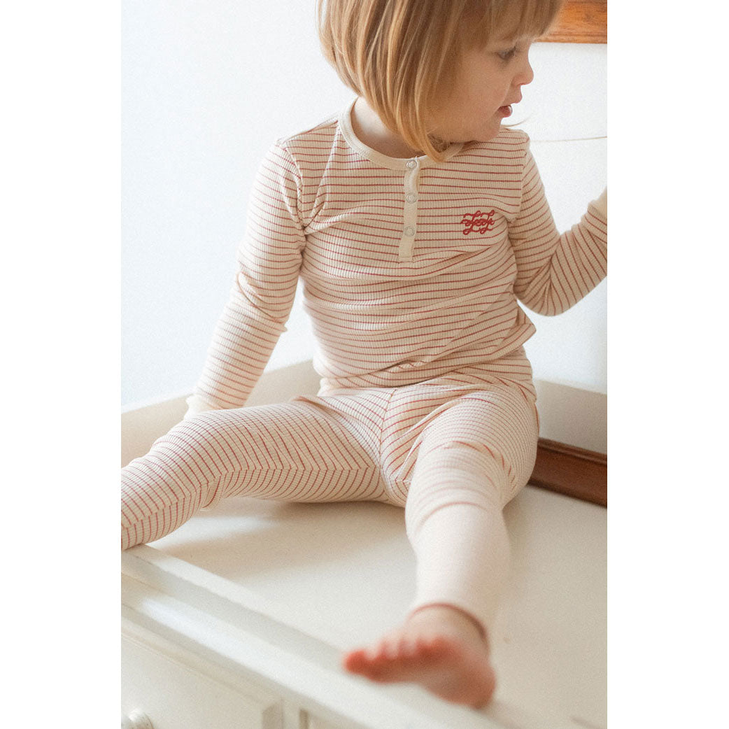 L by Ladida Pink Striped Pajamas