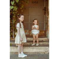 Noma Tan Vine Embroiderry Apron Set