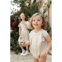 Belati Sand Striped Romper