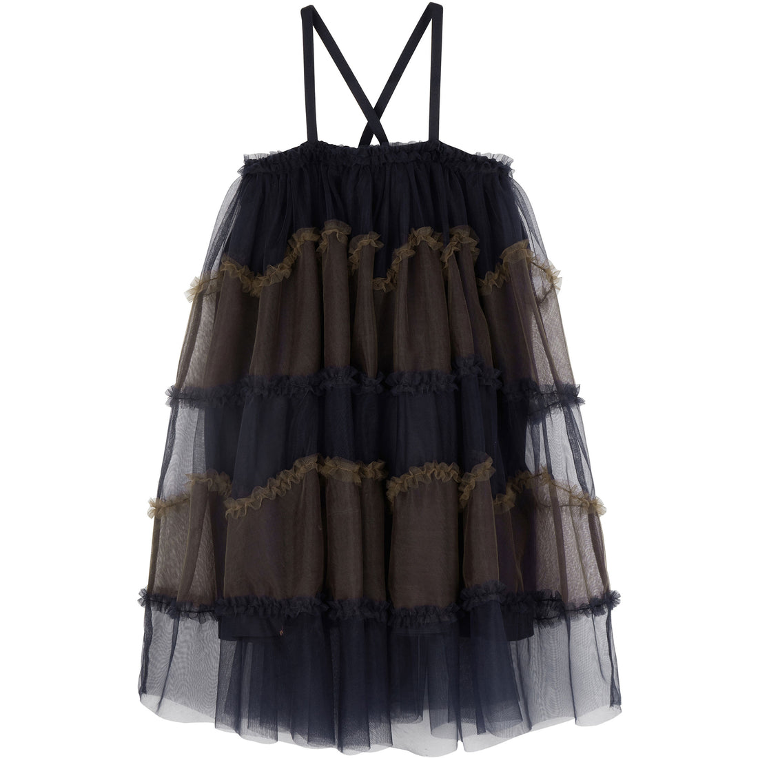 JNBY Dark Grey  Strap Tulle Dress