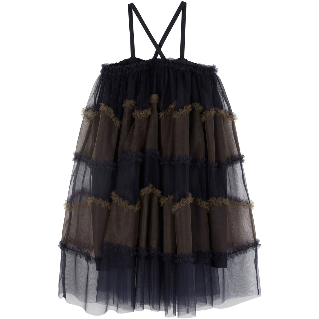 JNBY Dark Grey  Strap Tulle Dress